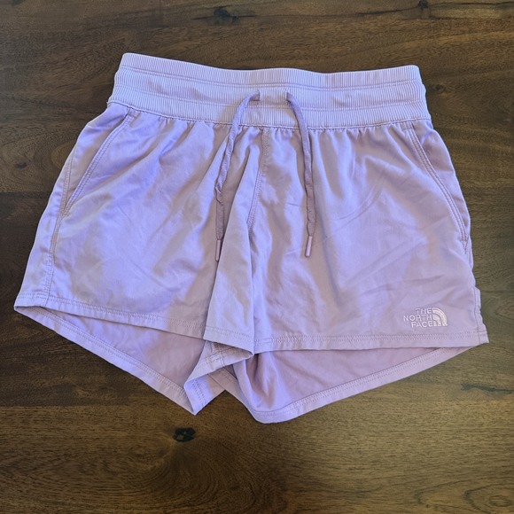 The North Face Aphrodite Shorts SM Mineral Purple Water Repellent Running Hiking - Picture 1 of 7